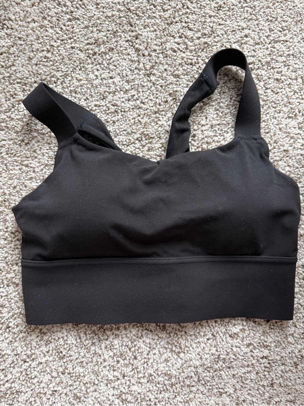 Athleta Black Supportive Sports Bralette